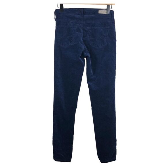 Anthropologie AG Adriano Goldschmied Stevie Ankle Slim Straight Velvet Jean 25 - Picture 5 of 7